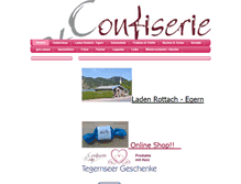 Tablet Screenshot of confiserie-hagn.de